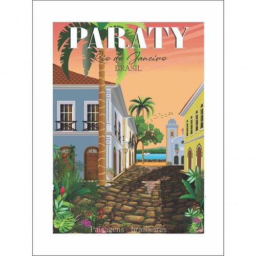Quebra Cabeça Ilustração De Paraty - Rj 1014 Pçs - 98 X 70cm