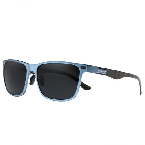 Óculos De Sol Masculino Polarizado Design Piloto Com Proteção Uv400 Azul