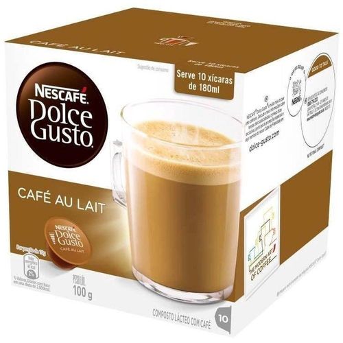 24 Caixa Café Nescafé Café Au Lait Dolce Gusto Bebida Lactea