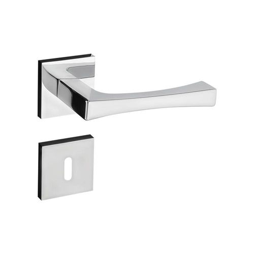 Fechadura Vivaldi Cromada Roseta Quadrada 40mm Pado Interna