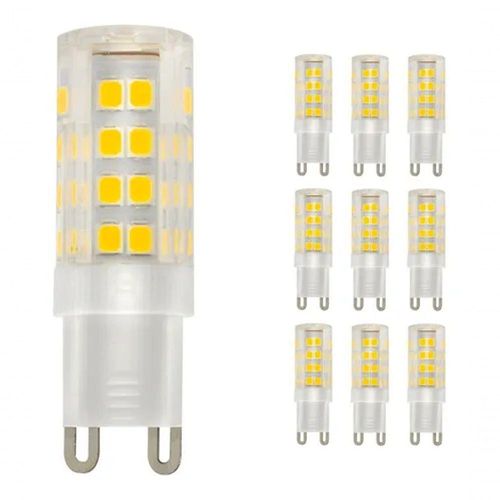 Lâmpada G9 7w Halopim Lustre Arandelas Branco Quente Kit 10 Unidades