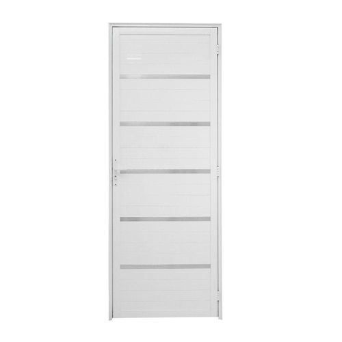 Porta Lambril Solara 90 X 2.10 Branca Lado Esquerdo - Hale
