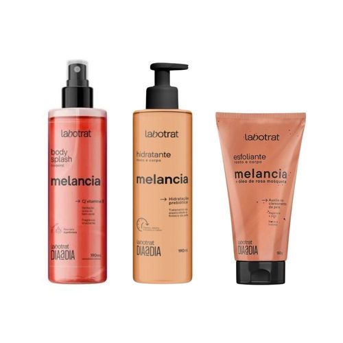 Kit Labotrat Melancia Dia A Dia Splash+hidratante+esfoliante 150g - Qualidade Garantida