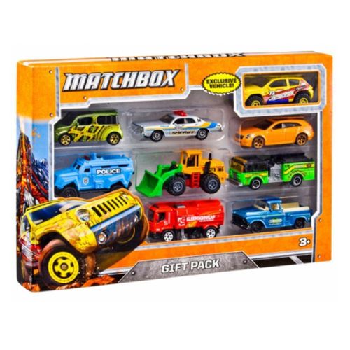 Pack Com 9 Carros Sortidos Matchbox - Mattel