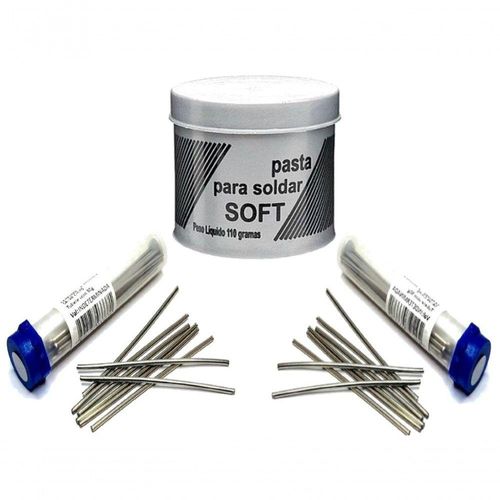 Kit 02 Salva Chip + Pasta Para Soldar 110 G