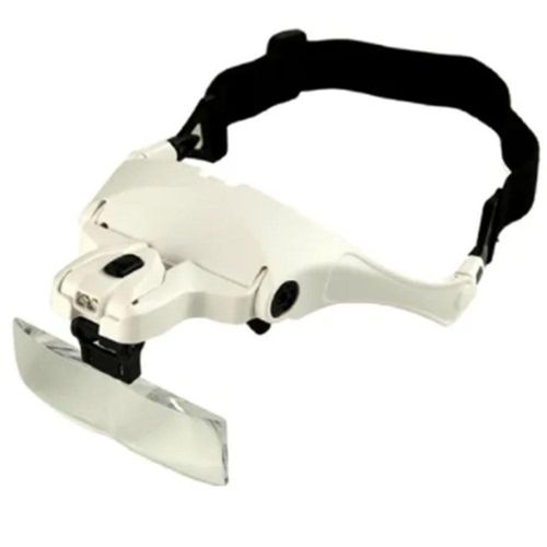 Lupa Cabeça Oculos Com Led 5 Lentes Ajustavel