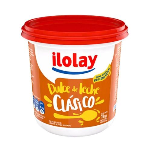 Doce De Leite Argentino Ilolay 1kg Clássico Original Potão