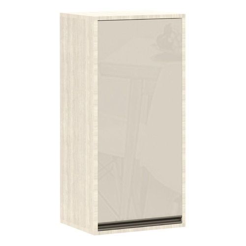 Armário Aéreo 1 Porta 1 Prateleira 40cm Linea Mocca Laca