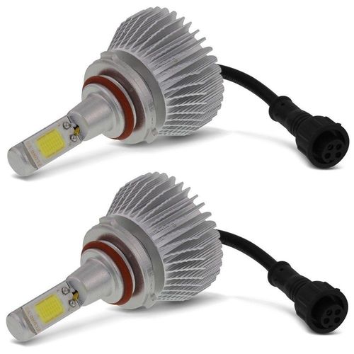 Kit De Farol Para Carro Super Led H8 Branca 6000K Headlight