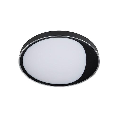 Plafon Nordecor Benn 2345 50cm Led Bivolt Preto Preto 2345