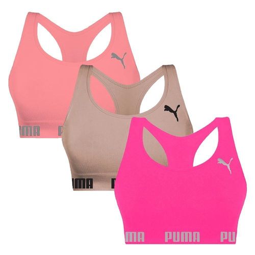 Kit 3 Tops Puma Nadador Sem Costura Feminino