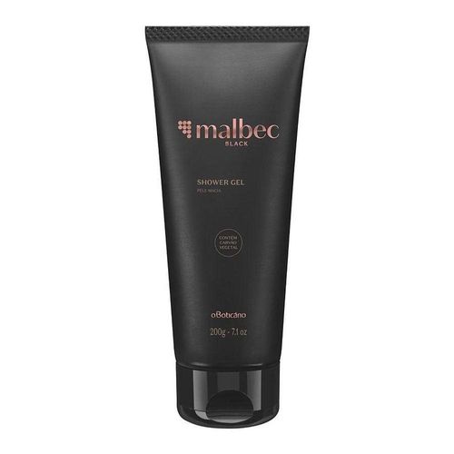 Gel De Banho Masculino Malbec Black 200g