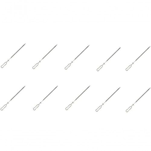 Kit 10 Espetos 13mm Para Picanha Comercial Lobo Churrasqueiras - Linha Churrascaria Tamanho 40