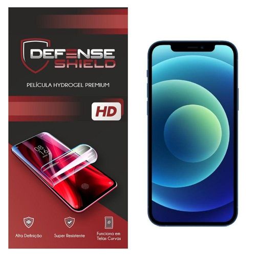 Pelicula Hydrogel Premium Para Iphone 12/12 Pro Proteção Frontal + Verso Defense Shield