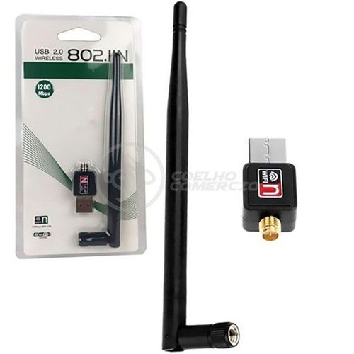 Antena Usb 2.0 Receptor De Wifi Wireless 1200Mbps