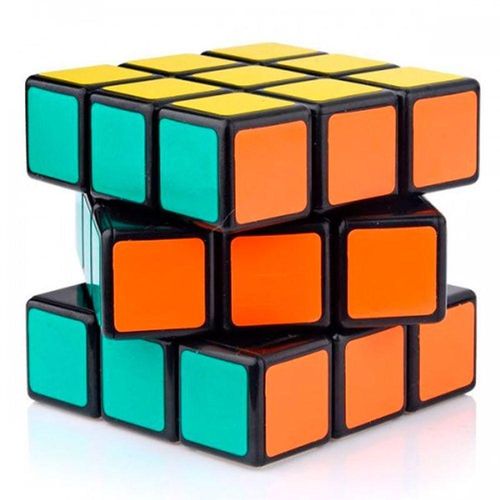 Kit Com 2 Cubos Mágico Colorido Brinquedo Jogo Tradicional