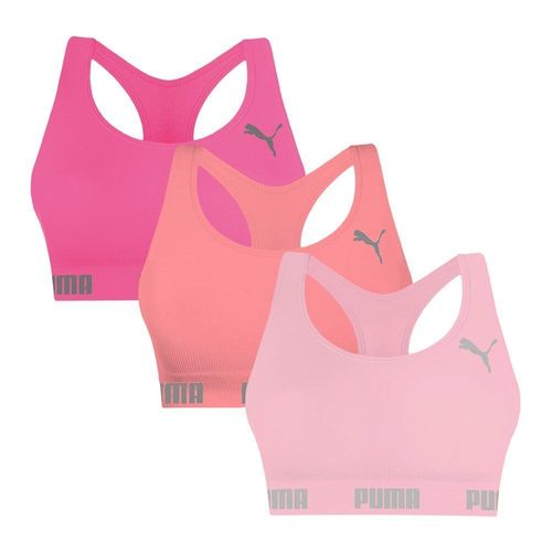 Kit 3 Tops Puma Nadador Sem Costura Feminino