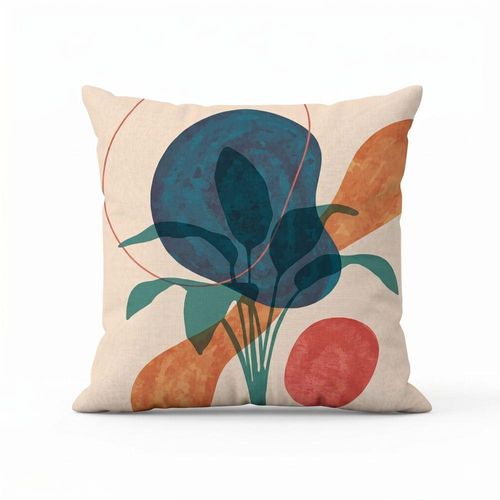 Capa de Almofada Suede Digital Estampada 43CM Decorella