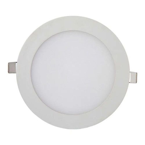Kit 3 Painéis De Led Embutir 12w Redondo Branco Frio Bivolt