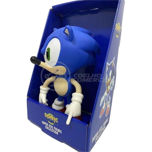 Boneco Action Figure Sonic Grande Super Size - 23Cm - Sonic