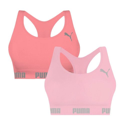 Kit 2 Tops Puma Nadador Sem Costura Feminino