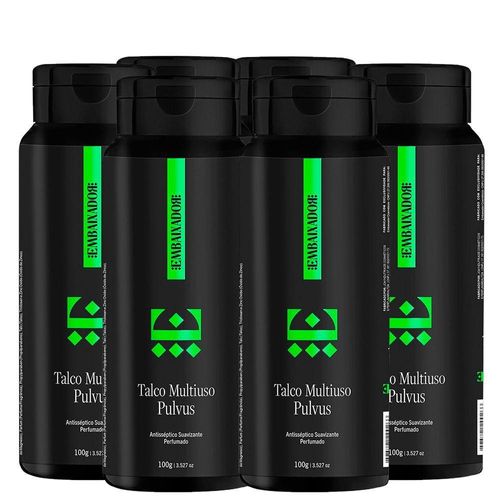 Kit 03 Talco Multiuso Pulvus Menthol Embaixador 200G