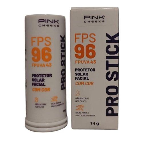 Protetor Solar Em Bastão, Pink Cheeks, Alta Cobertura, Prova D\'água, Fps 96 Fpuva 43 Cor P30 14g