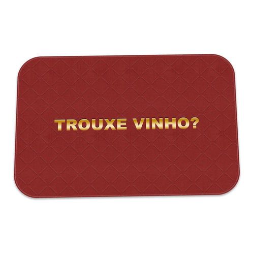 Tapete Decorativo Trouxe Vinho