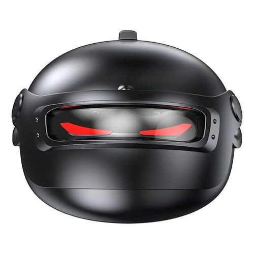 Fone de Ouvido Gamer sem Fio MDM Design Capacete Led Neon Rgb Bluetooth Preto