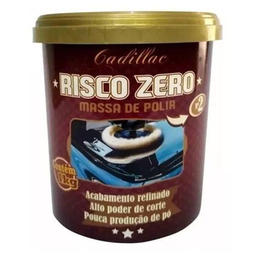 Massa De Polir N2 Risco Zero Cadillac 1kg Premium