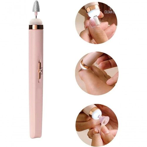 Lixa De Unha Recarregável Elétrica  Manicure Rose Recarrevel
