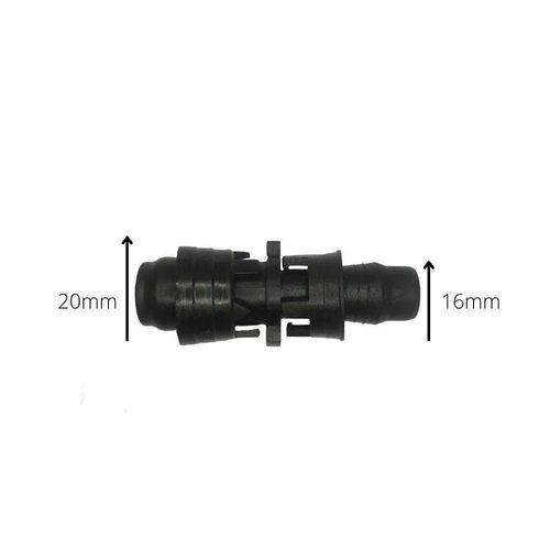 Uniao Emenda Redução Para Mangueira Preta 20mm X 16mm Irrigação Rsb Kit 10 Unid
