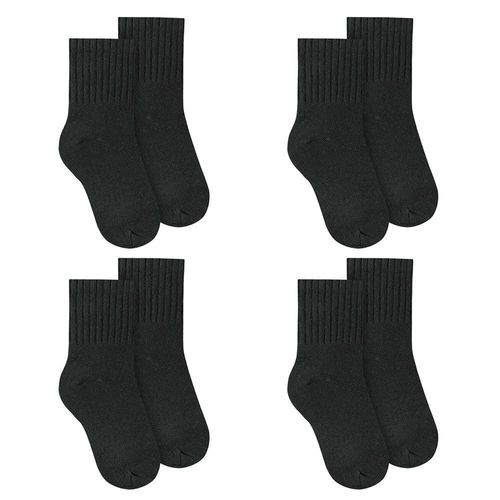 Kit 4 Pares de Meias Selene Básica Cano Médio Infantil