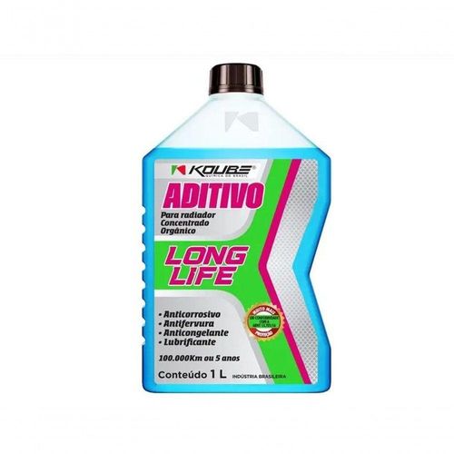 Aditivo Radiador Concentrado 1l Azul Organico - Long Life 12002