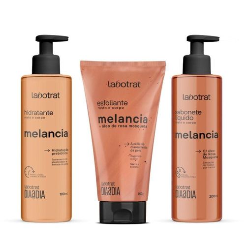 Kit Labotrat Melancia Esfoliante 150g+sabonete+hidratante - Durabilidade Excepcional!