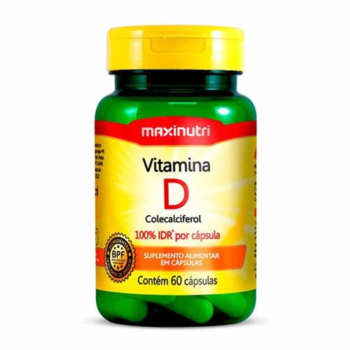 Vitamina D 100% Idr Maxinutri 60 Capsulas
