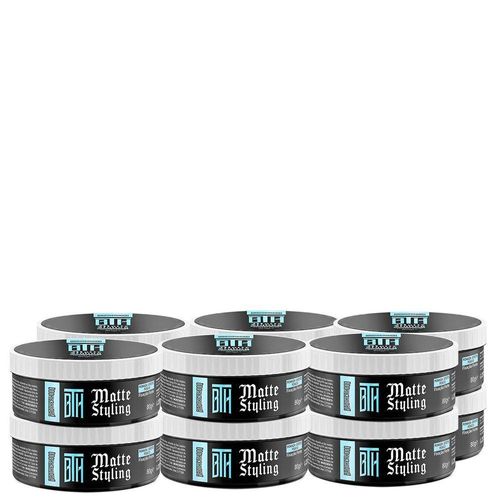 Kit 12 Pomada Efeito Seco Matte Styling Bth 80G