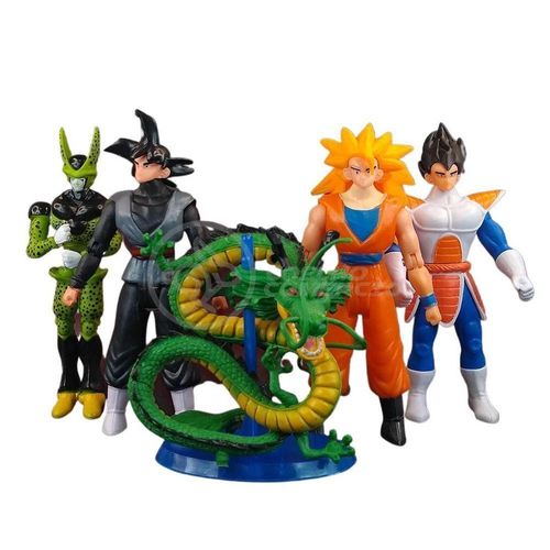 Kit 4 Bonecos Dragon Ball Z Action Figure Esféras Do Dragão