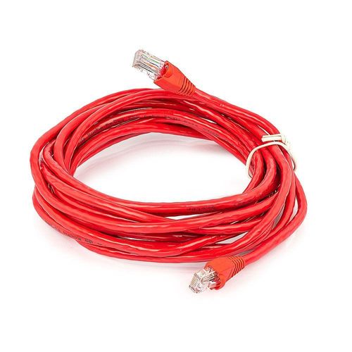 Patch Cord Cat5e Montado Vermelho - 35 Metros