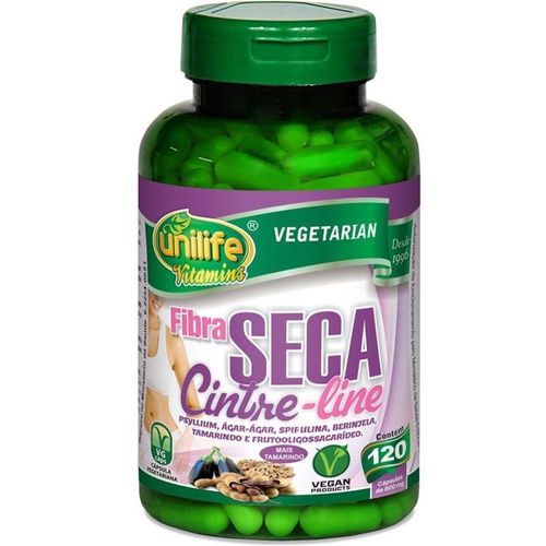 Kit 2 Emagrecedor Fibra Seca Cinture Line 120caps Unilife