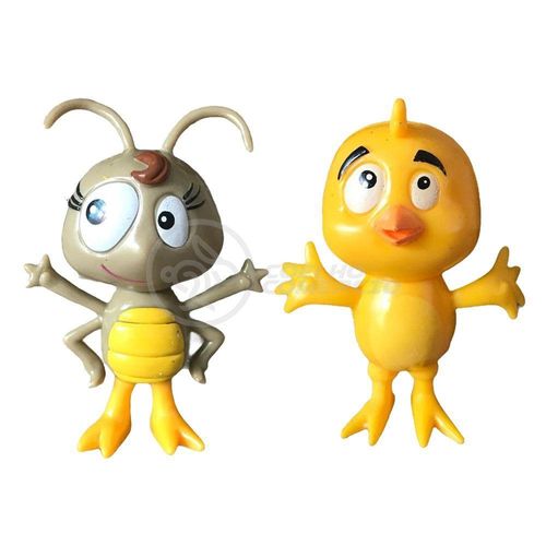 Cartela 4 Bonecos Universo Infantil Galinha Pintadinha