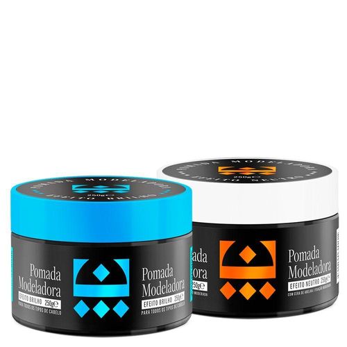 Kit Pomada Efeito Brilho + Efeito Neutro Embaixador 250G