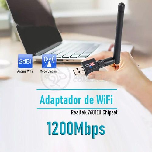 Antena Usb 2.0 Receptor De Wifi Wireless 1200Mbps