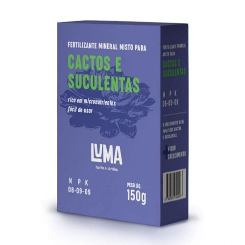 Fertilizante Luma Cactos E Suculentas 150gr