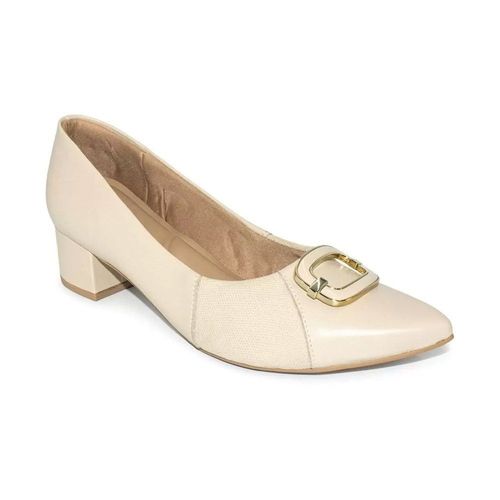 Scarpin Usaflex Salto Bloco Feminino