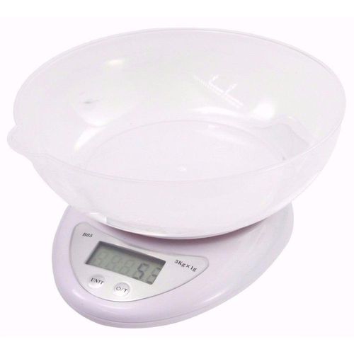 Balança Eletrônica Digital Recipiente Cozinha Alimento 5 Kg