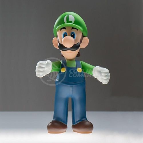 Boneco Action Figure Luigi Super Size 23Cm Super Mario