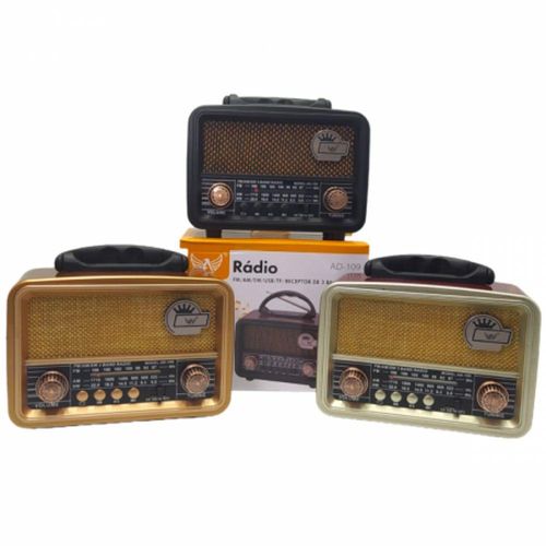 Rádio Retrô Altomex AD-109 Clássico e Estiloso