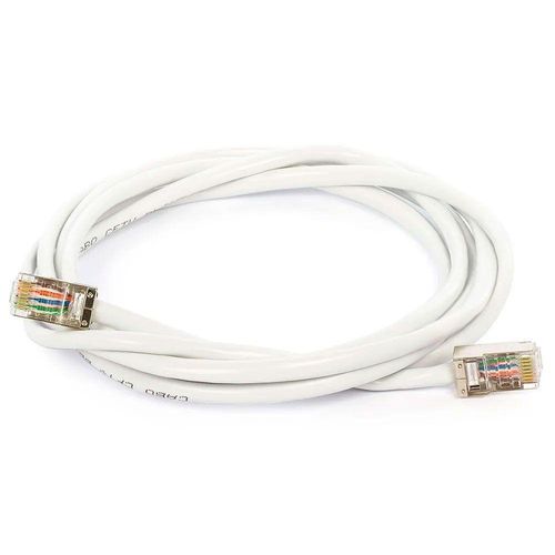 Cabo De Rede Blindado Cat5e Com Rj45 Branco - 45 Metros