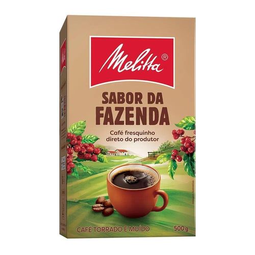 Café Tradicional Sabor Da Fazenda Melitta Vácuo 500g
